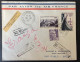 Lettre Par Avion Ouverture De L'escale Sao Paulo Brésiliens Ligne France Amerique Du Sud 1953 - 1927-1959 Covers & Documents