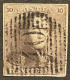Epaulet OBP 1 - 10c Brun - P40 FLORENNES - 1849 Epaulettes