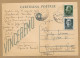 20.3.44 Intero Postale Imperiale Con Soprastampa Repubblica Sociale Sul Valore Dell'Intero N°H602 - Marcophilie