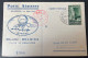 Carte Par Ballon Belgica 1935 Pilote E. Demuyter Au Verso Timbres Pologne - Briefe U. Dokumente