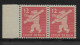 MiNr. 5 AA VII, 5 Postfrisch, ** Waagrechtes Paar - Nuovi