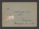 HUNGARY 1944. KOMÁROM Nice Registered Cover To Zalaegerszeg - Lettres & Documents