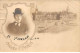 75 - N°89531 - PARIS - Bateaux Mouche Sur La Seine, Homme Portant Un Chapeau Melon - Carte Photo, Pliée Vendue En L'état - Le Anse Della Senna