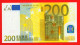 03 - BILLET 200 EURO 2002 NEUF Signature Wim Duisenberg N° U21001027253 - Imp T001A3 - 200 Euro
