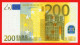 04 - BILLET 200 EURO 2002 NEUF Signature Wim Duisenberg N° U21001027262 - Imp T001A3 - 200 Euro