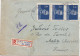 37713# YOUGOSLAVIE LETTRE RECOMMANDE Obl SLAVONSKI SAMAC 1949 CROATIE CROATIA Pour METZ MOSELLE - Covers & Documents