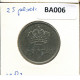 25 PESETAS 1983 SPAIN Coin #BA006.U.A - 25 Pesetas