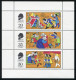 2096-2098 Märchen-Kleinbogen Mit PLF 2097 Schwarzer Hosenstrich, Feld 2, ** - Variétés Et Curiosités