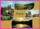 294656 / Czechoslovakia - PRAHA - 4 View Building Lake St. Nicholas Church PC 1977 USED 30h President Gustav Husak - Covers & Documents