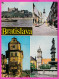 294663 / Slovakia BRATISLAVA - River Ship Castle Church Fountain PC 1971 USED 30h President Svoboda Czechoslovakia - Briefe U. Dokumente