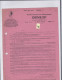 3 Factures Documents  Marque Dunlop Pneumatique  Année 1933 - & 1938 - Automobile