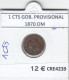 CRE4239 MONEDA ESPAÑA 1 CTS GOB. PROVISIONAL 1870 OM - Other & Unclassified