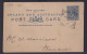 Neuseeland Ganzsache Queen Victoria 1p Blau Mit Privatem Zudruck The Ganterburg - Covers & Documents