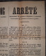 Arrêté De L'occupant Allemand Concernant Les Mesures Destinées à Assurer Les Travaux D'intérêt Public - Bruxelles 14 Aoû - 1914-18