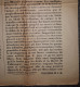 "Manifeste Impérial. Au Peuple Allemand !" Declaration De L'Empereur Wilhelm I.R. - 31 Juillet 1915 - Trilingue DE/NL/FR - 1914-18