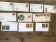 25 ANCIENNES ENVELOPPES ISRAEL 1967 + ENVELOPPES 1 ER JOUR ISRAEL (CHAGALL). - Other & Unclassified