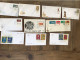 25 ANCIENNES ENVELOPPES ISRAEL 1967 + ENVELOPPES 1 ER JOUR ISRAEL (CHAGALL). - Other & Unclassified