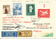 Austria Registered First Flight Cover Wien - Salzburg - Genf - Barcelona 3-5-1961 Posted Wien 28-4-1961 - Briefe U. Dokumente