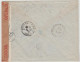 INDOCHINE 1940  CENSOR  REG.  COVER From  HAI PHONG  To  France Via HANOI... - Briefe U. Dokumente