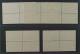 SCHWEIZ, 555-59 VIERERBLOCK Patria 1951 (SBK B51-55) Zentrum-Stempel, 240,-SFr - Used Stamps