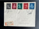 NETHERLANDS 1944 REGISTERED LETTER BODEGRAVEN TO APELDOORN 20-03-1944 NEDERLAND AANGETEKEND - Briefe U. Dokumente