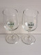 2 Beaux Verres Duke (Duk'Eau) Francorchamps - Vasos