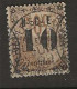 1891 USED Nouvelle Caledonie  Yvert 12a (renversée) - Used Stamps