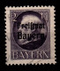 Bayern 166A Gestempelt Gepr. Infla #GL392 - Used