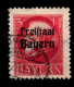 Bayern 167A Gestempelt Gepr. Infla #GL407 - Afgestempeld