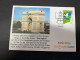 30-6-2024 (115) France - Paris Paralimpic Symbol "The Agitos" Installed On Th Arc De Triomphe (Parallympic 2000 Stamp) - Sommer 2024: Paris