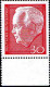 RFA Poste N** Yv: 407/408 Heinrich Lübke (Bord De Feuille) - Unused Stamps