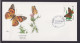 Lesotho Südafrika Fauna Tiere Schmetterling Schöner Künstler Brief - Covers & Documents