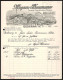Rechnung Oederan I. S. 1912, Magnus Baumann, Dampf-Sauerkohl Fabrik, Fabrik- & Produktansichten  - Otros & Sin Clasificación