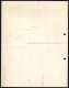 Rechnung Aschersleben 1917, Ascherslebener Maschinenbau-AG, Betriebsgelände Mit Transportzügen Davor  - Andere & Zonder Classificatie
