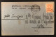 Belgique 1919 Carte Postale De Jemappes Vers Bruxelles - Devant Collage Artisanal (47) - Storia Postale