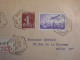 DR10 FRANCE   LETTRE  RECO  1937 PARIS +AFF. HEXAGONAL AIR FRANCE .INTERESSANT+ + - 1927-1959 Cartas & Documentos
