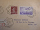 DR10 FRANCE   LETTRE  RECO  1937 PARIS +AFF. HEXAGONAL AIR FRANCE .INTERESSANT+ + - 1927-1959 Covers & Documents