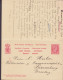 Luxembourg UPU Postal Stationery Ganzsache Grossherzog Adolf, 10/10 C. LUXEMBOURG-VILLE 1901 ERFURT (Arr.) - Stamped Stationery