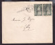 DDGG 335 -  Thème ORVAL - Enveloppe TP Orval 260 En Paire CHARLEROI 1929 Vers GILLY - Griffe MONT SUR MARCHIENNE - Lettres & Documents