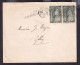 DDGG 335 -  Thème ORVAL - Enveloppe TP Orval 260 En Paire CHARLEROI 1929 Vers GILLY - Griffe MONT SUR MARCHIENNE - Storia Postale