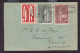 DDGG 340 -  Thème ORVAL - Carte TP Orval 258, 260 Et 261 ANTWERPEN 1928 Vers GRONINGEN NL - COB 80, 9 Et 4 EUR S/lettre - Brieven En Documenten