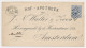 Env.G. 1 Part. Bedrukt Amsterdam 1883 Busligting - Hof Apotheek - Cartas & Documentos