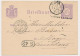 Stationspoststempel S Gravenhage - Gouda - S Gravenhage 1879 - Cartas & Documentos