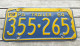 Targa Metallica Auto Vintage U.S. Pennsylvania Trailer Del 1964 Originale - Number Plates