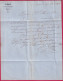 TENTATIVE ENTREE COMMUNE DE PARIS N°45C GC 2145 LYON POUR PARIS LETTRE - Oorlog 1870