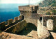 06 - Roquebrune - Cap Martin - Intérieur Du Vieux Château, Les Remparts - Dans Le Fond, Monte-Carlo - CPM - Carte Neuve  - Roquebrune-Cap-Martin