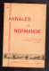 ANNALES DE NORMANDIE 1956 V. De La Frenaye F. Malherbe Evreux Cherbourg Nouville - Normandie