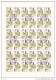 URSS 1985 PLANTES  3 Planches De 36 Yvert 5232-5234, Michel 5528-5530 Oblitéré, Used; Cote Yv 21.60 Euros - Ganze Bögen