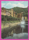 294759 / Czechoslovakia - Karlovy Vary - Spa Across River Tepla PC 1972 USED 30h 8th Trade Union Congress, Prague - Storia Postale