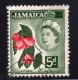 Jamaica 1956 QEII 5d Ackee. SG 165. Used - Giamaica (...-1961)